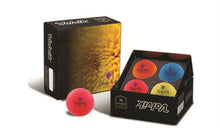 Load image into Gallery viewer, Red, orange, yellow and blue Volvik Golf balls with Cinidy-Kay logo
